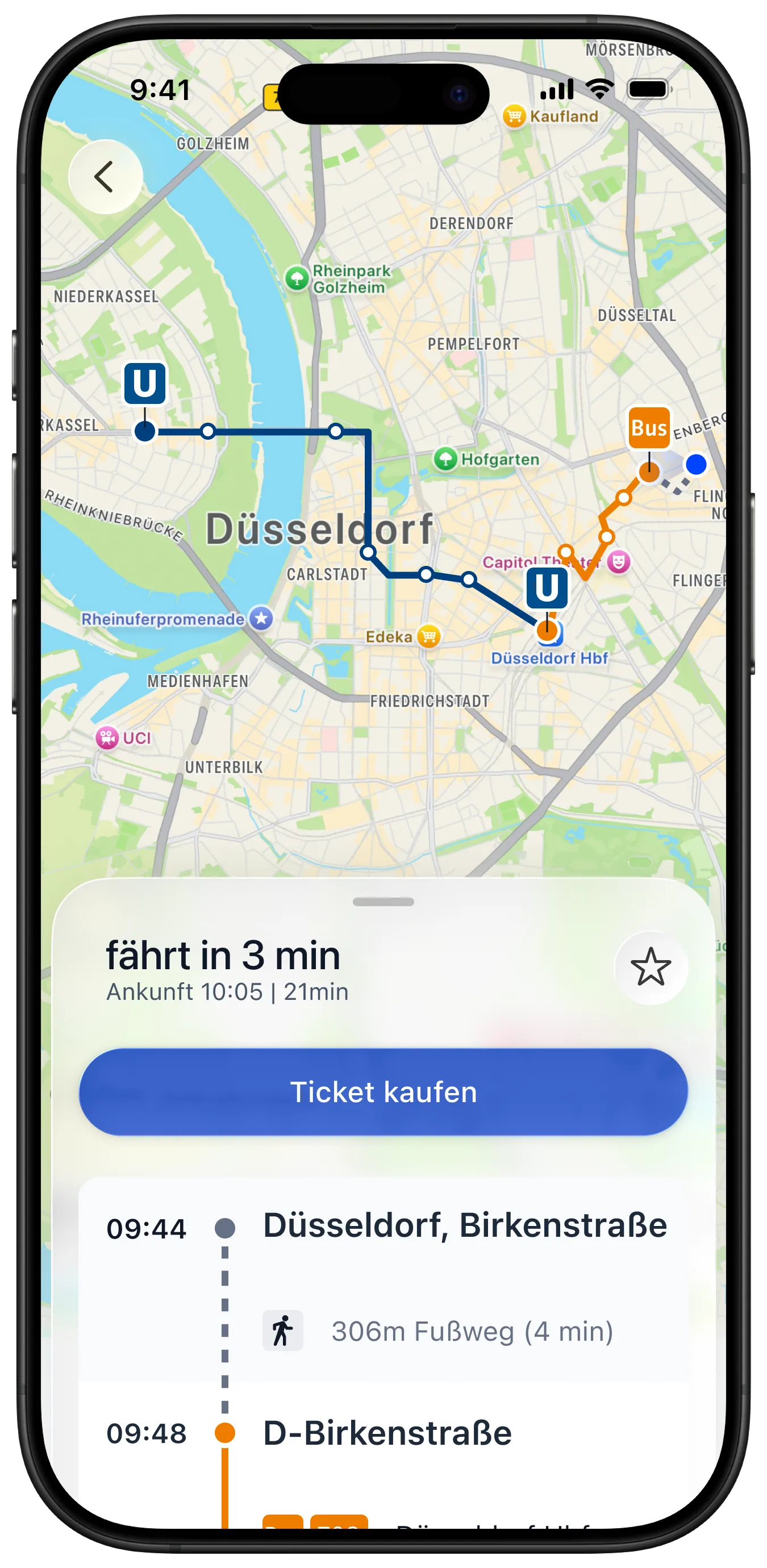 Schritt 2, Details einer Verbindung in nevo move