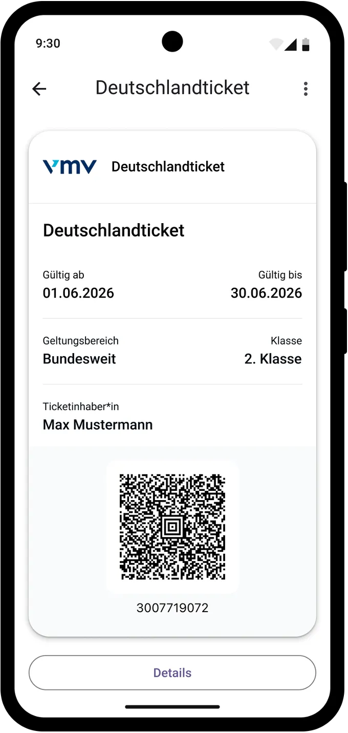 Deutschlandticket im Google Wallet